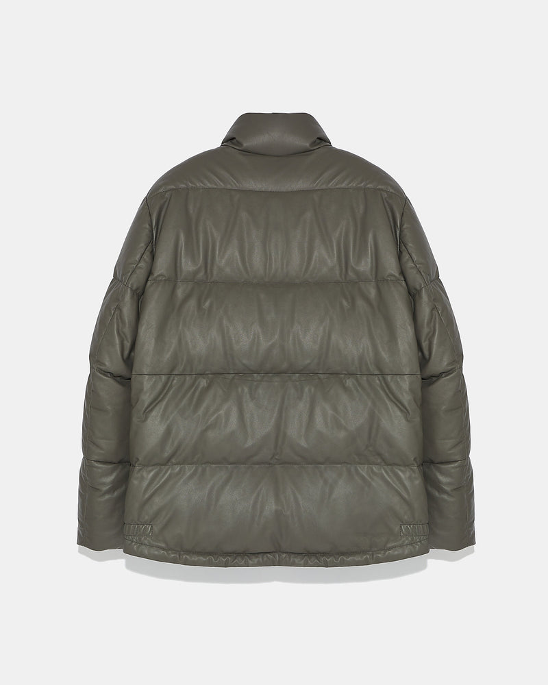 Doudoune cuir-Yves Salomon - Soldes d'hiver - Winter Sale