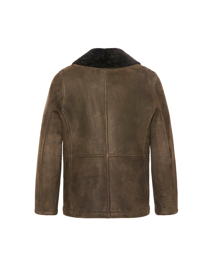 Soldes d'hiver  - Yves Salomon -Caban en peau lainée