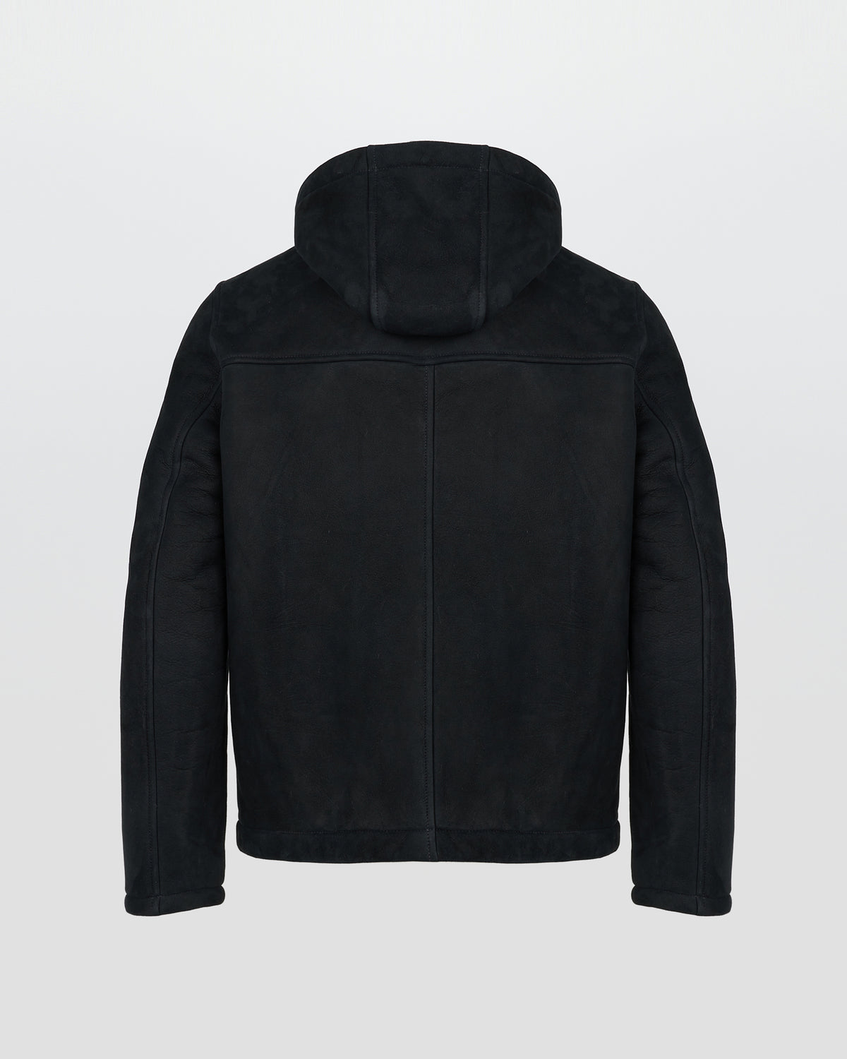 Hoodie en peau lainée d'agneau Mérinos suede - Yves Salomon - Nouvelle collection Automne Hiver