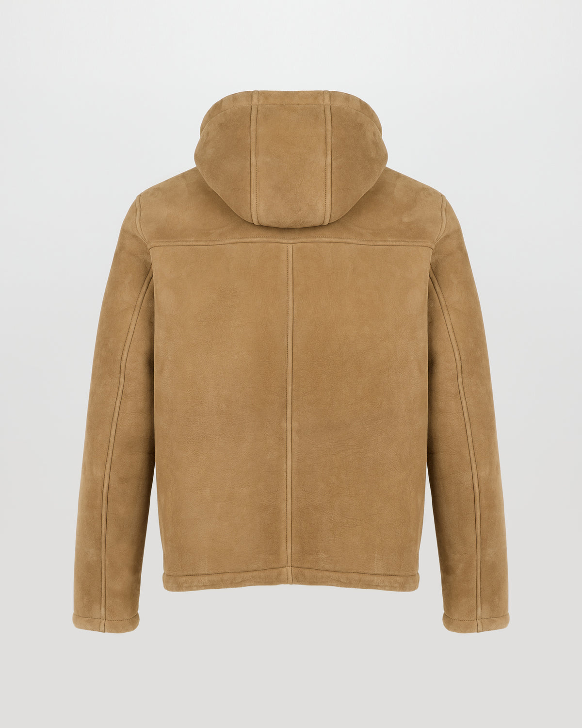 Hoodie en peau lainée d'agneau Mérinos suede - Yves Salomon - Nouvelle collection Automne Hiver