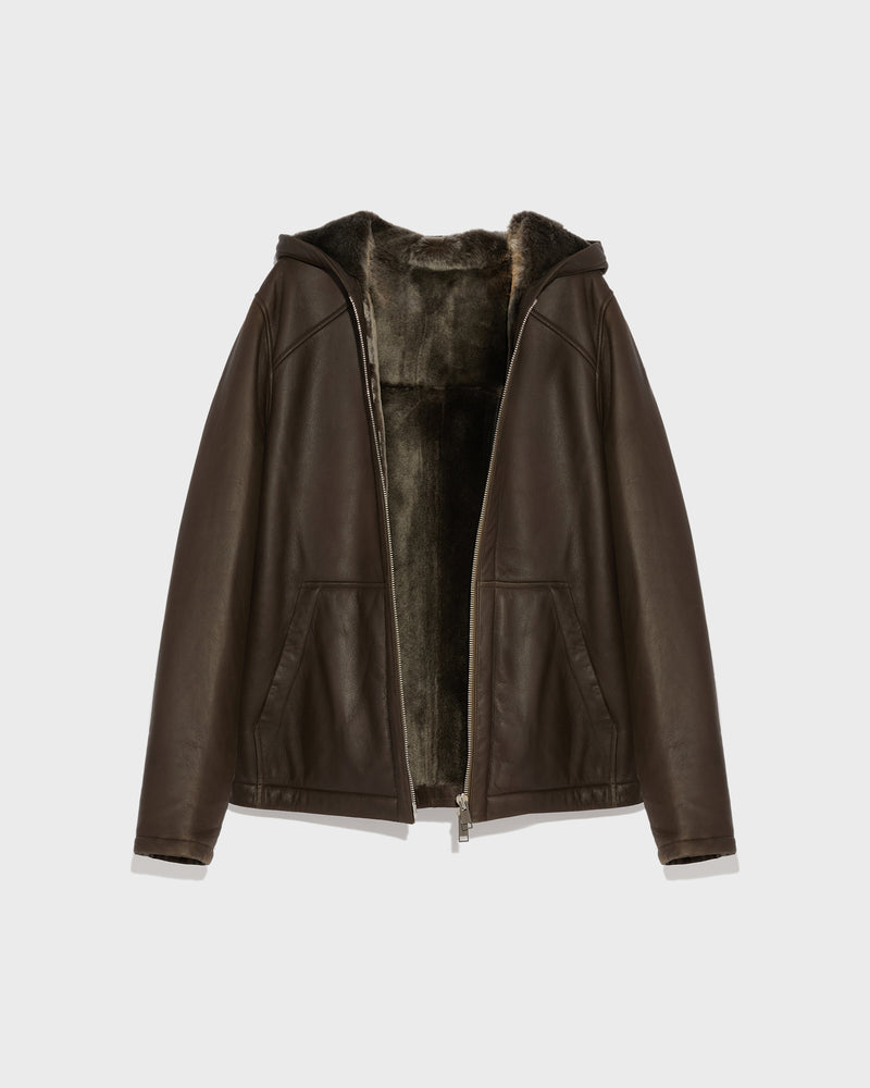 Hoodie en peau lainée silky