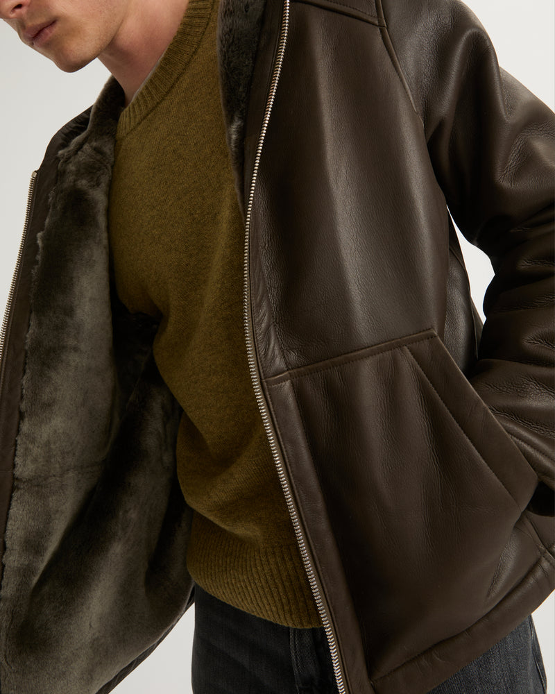 Hoodie en peau lainée silky