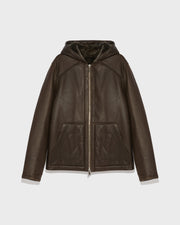 Hoodie en peau lainée silky