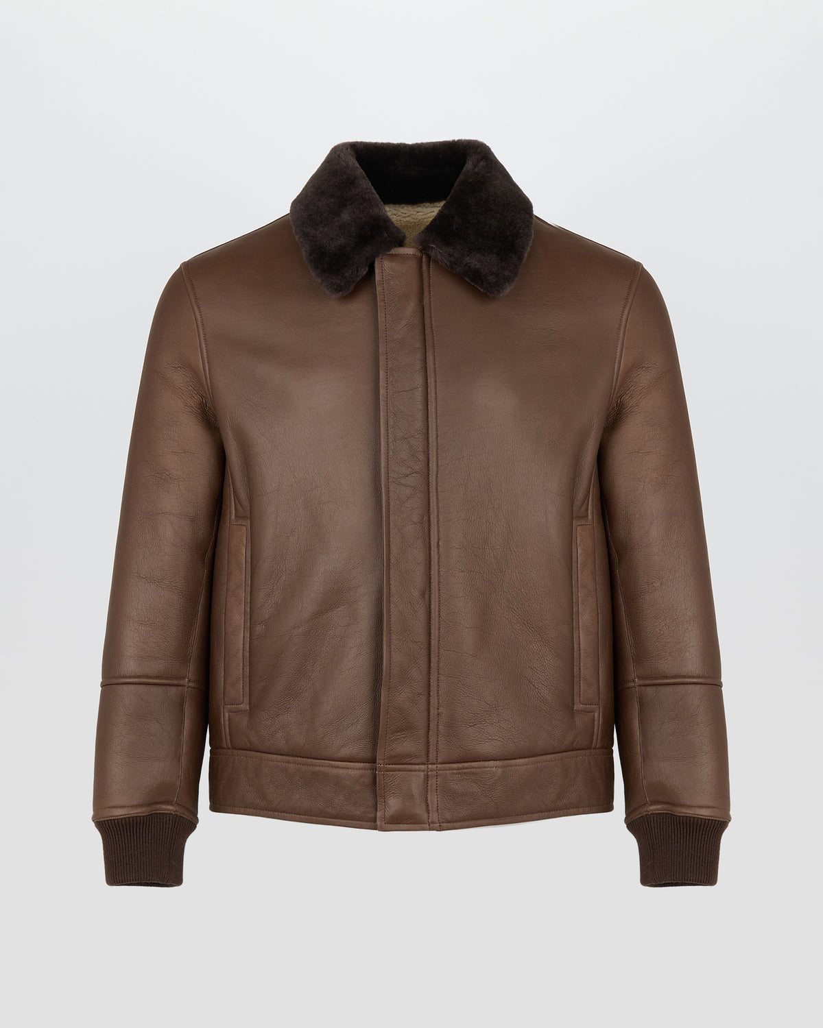 Veste en peau lainée d'agneau Mérinos fine boucle - Yves Salomon - Nouvelle collection Automne Hiver
