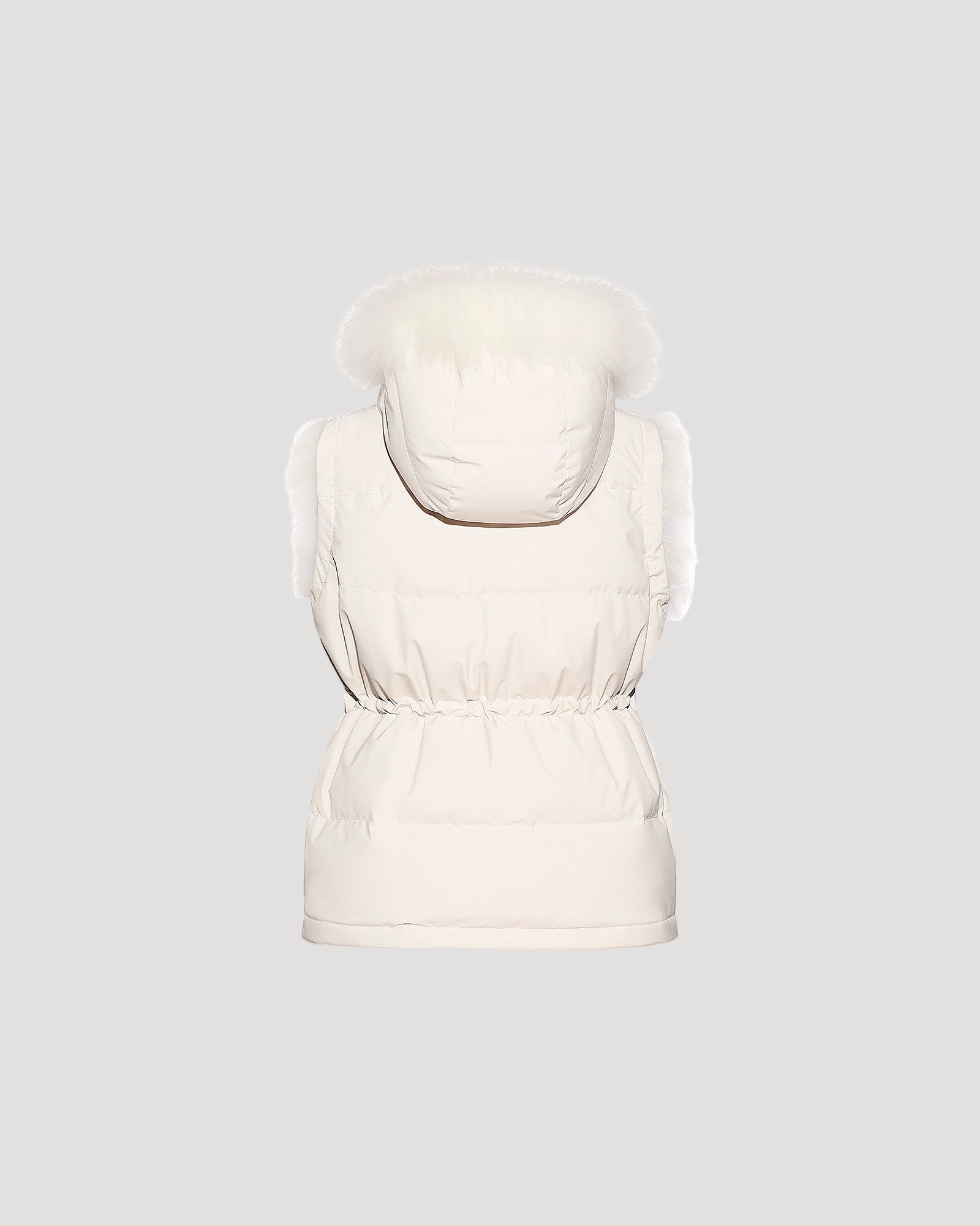 Reversible long-haired lambskin gilet – Yves Salomon