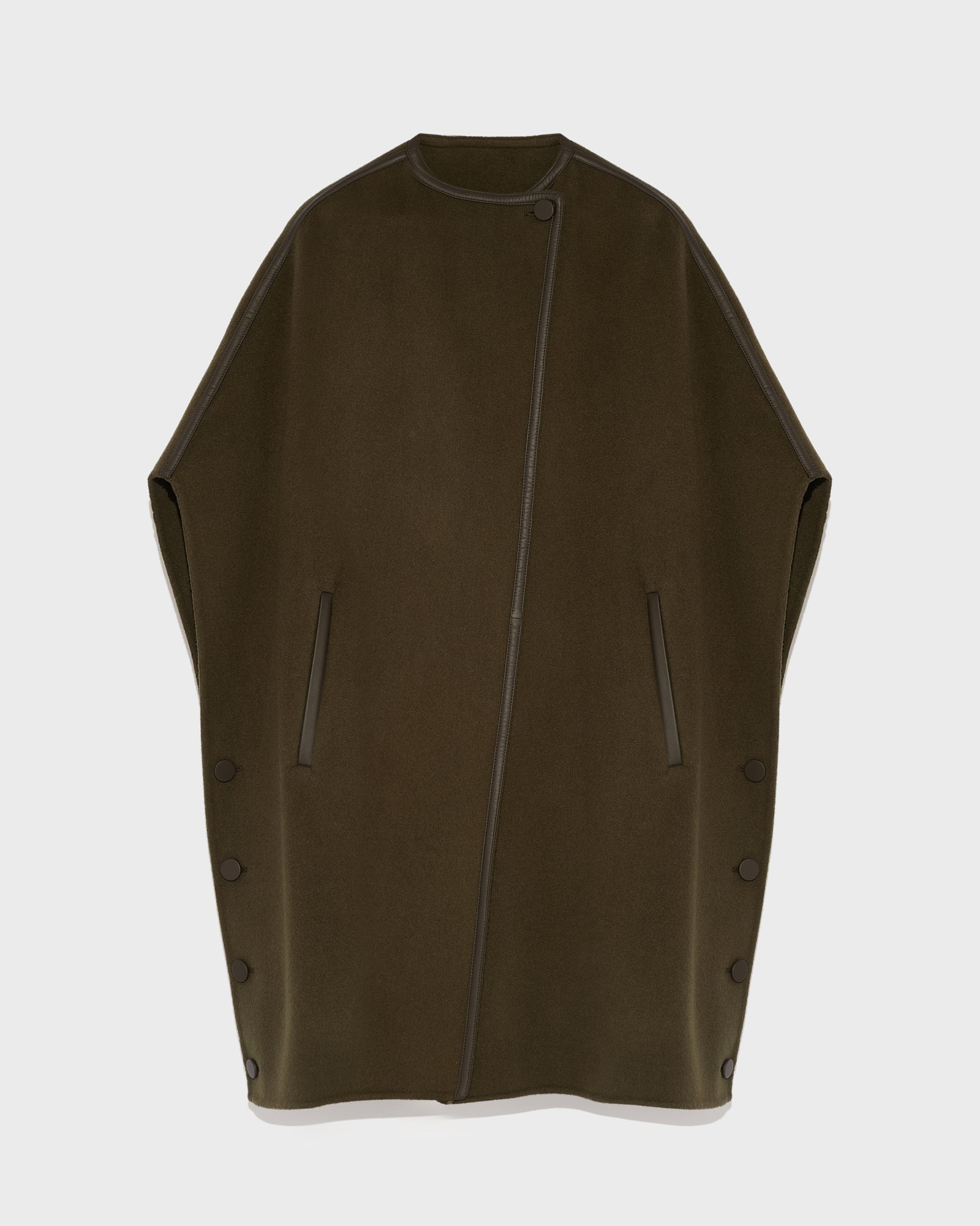 【関税込み】Yves Salomon ベージュ Echarpe マフラー Cashmere wool coat with mink - pinkish beige - Yves Salomon