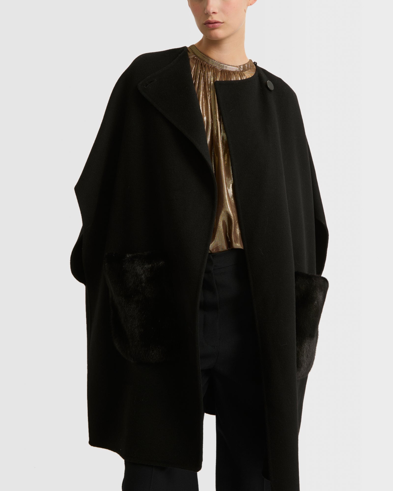 ジャケット・アウター OVY PURE CASHMERE RELAX BAL COLLAR COAT PURE CASHMERE RELAX BAL COLLAR COAT | OVY