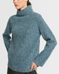 Cashmere funnel neck jumper