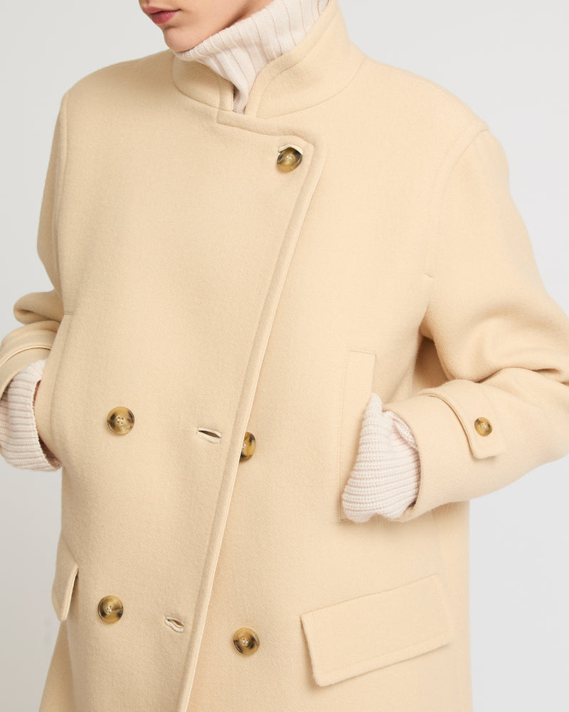 Stand collar peacoat hotsell