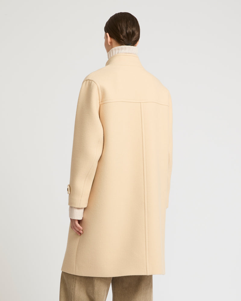 Manteau caban long en lainage-Yves Salomon - Soldes d'hiver - Winter Sale
