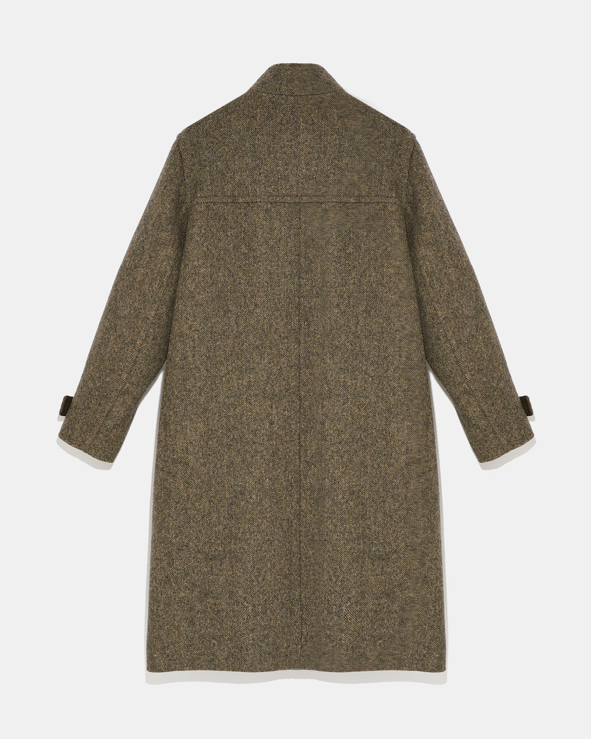 Manteau caban long en lainage-Yves Salomon - Soldes d'hiver - Winter Sale