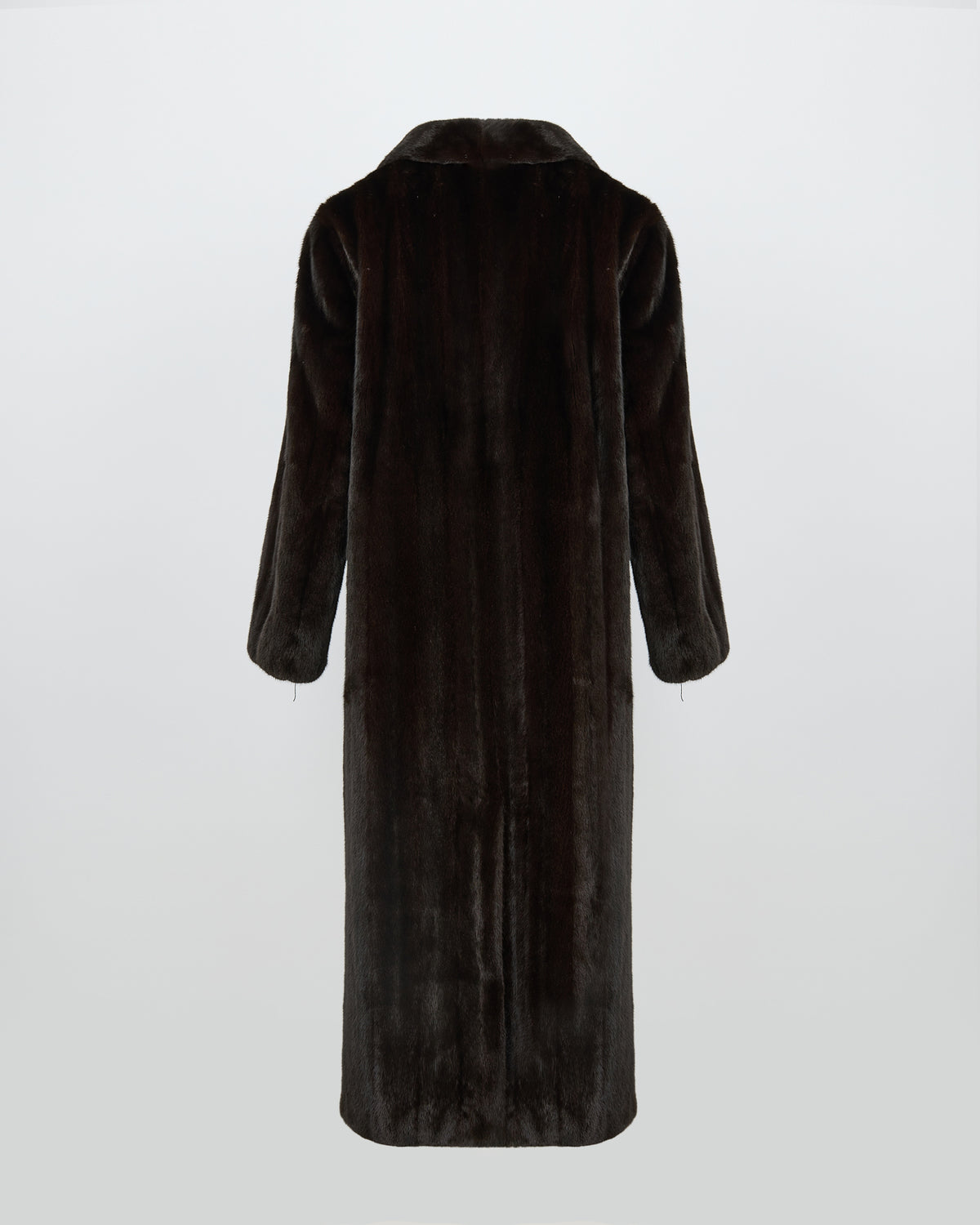 Manteau long en fourrure de vison long poil - Yves Salomon - Nouvelle collection Automne Hiver