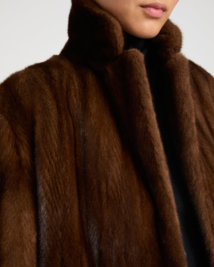 Long Coat in Long-Haired Mink