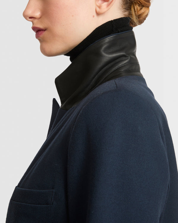 Veste tailleur en gabardine de laine