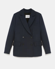 Veste tailleur en gabardine de laine