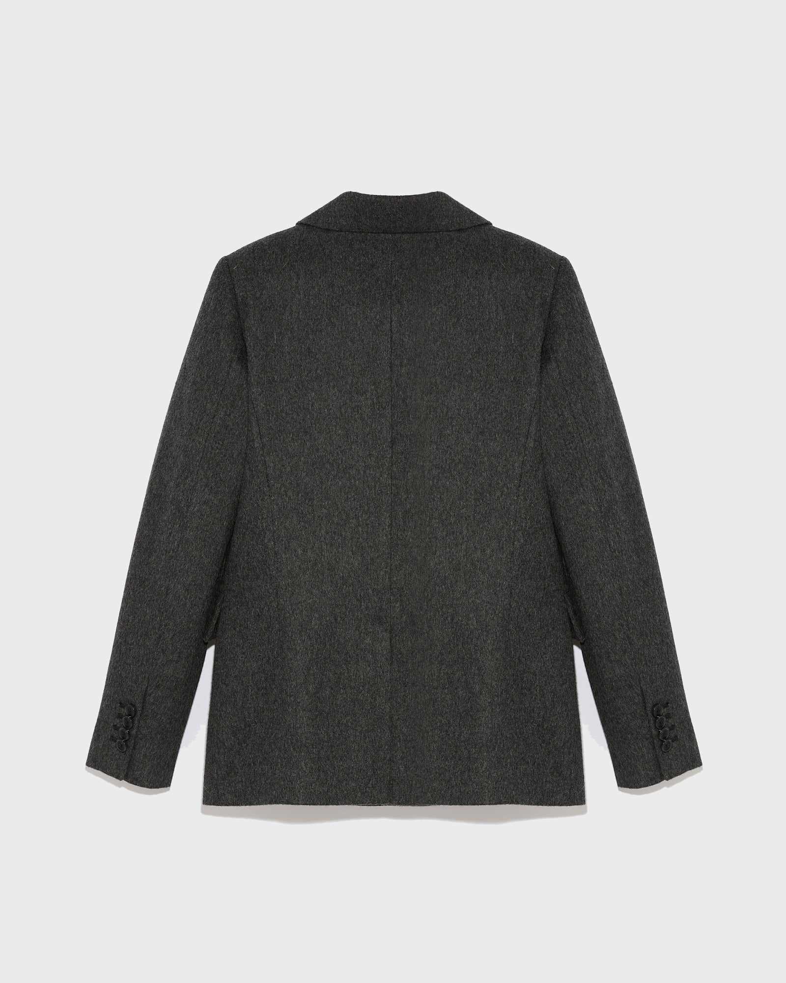 Veste tailleur en flanelle-Yves Salomon - Soldes d'hiver - Winter Sale