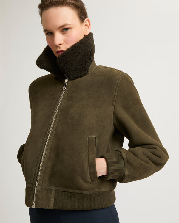 Women s shearling coats Yves Salomon