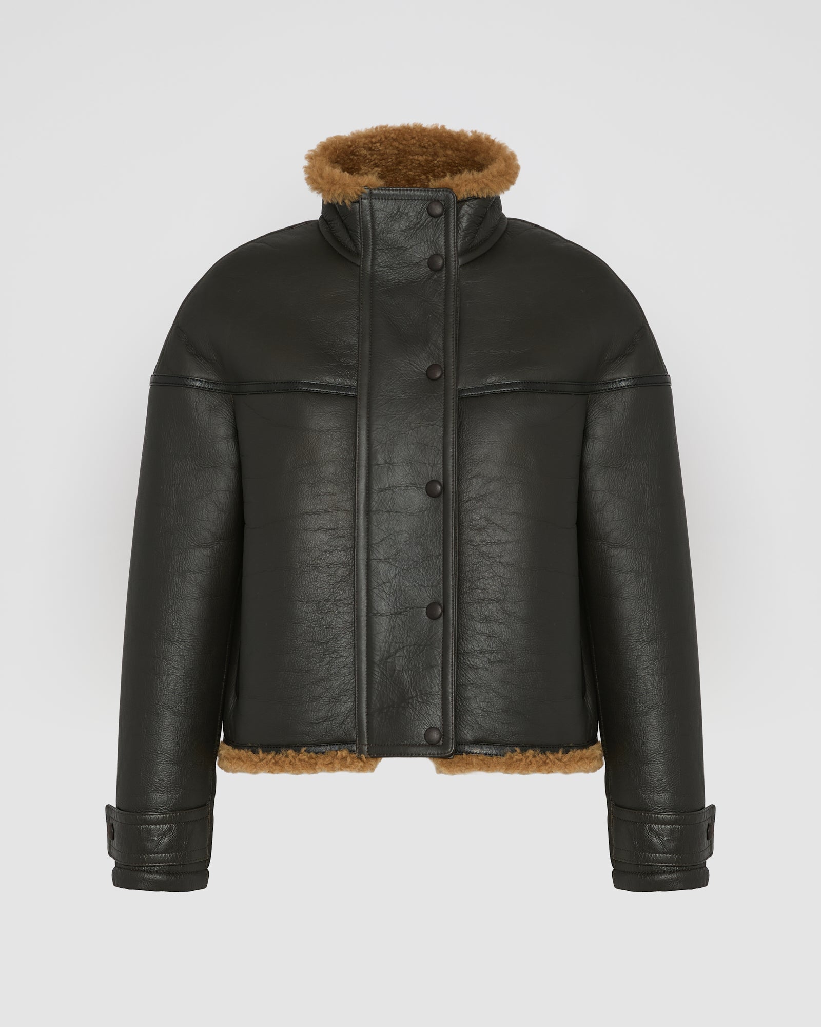 Gonfio merino cropped jacket – Yves Salomon