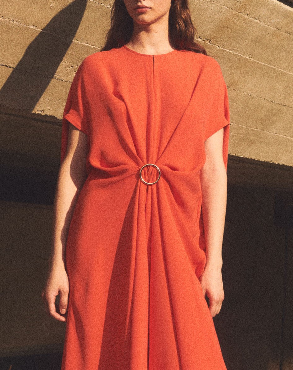 Robe en soie cady - Yves Salomon