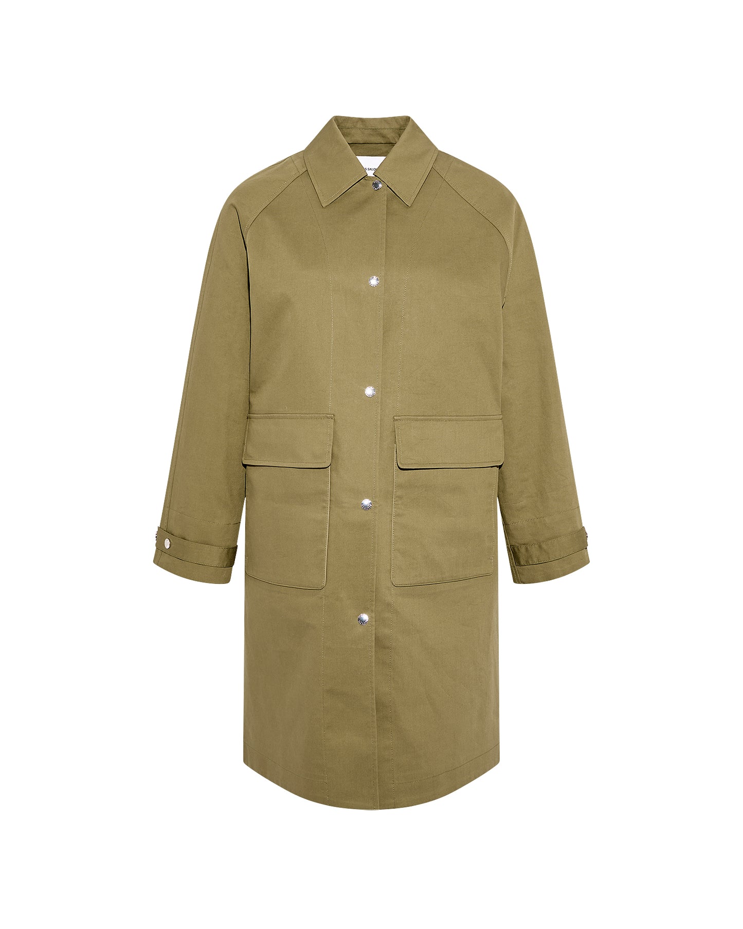 Manteau en coton double face bicolore -Yves salomon - Nouvelle collection Printemps Été