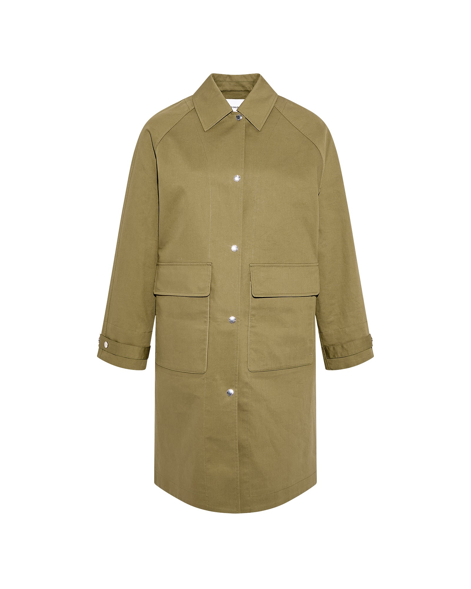 Manteau en coton double face bicolore -Yves salomon - Nouvelle collection Printemps Été