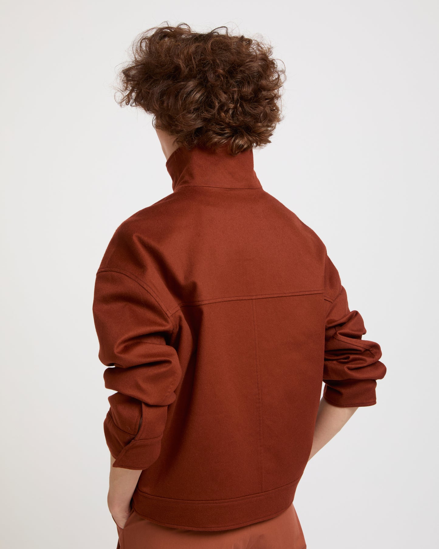Veste réversible en tissu Loro Piana -Yves salomon - Nouvelle collection Printemps Été