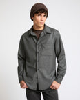Surchemise en flanelle de lainage cachemire