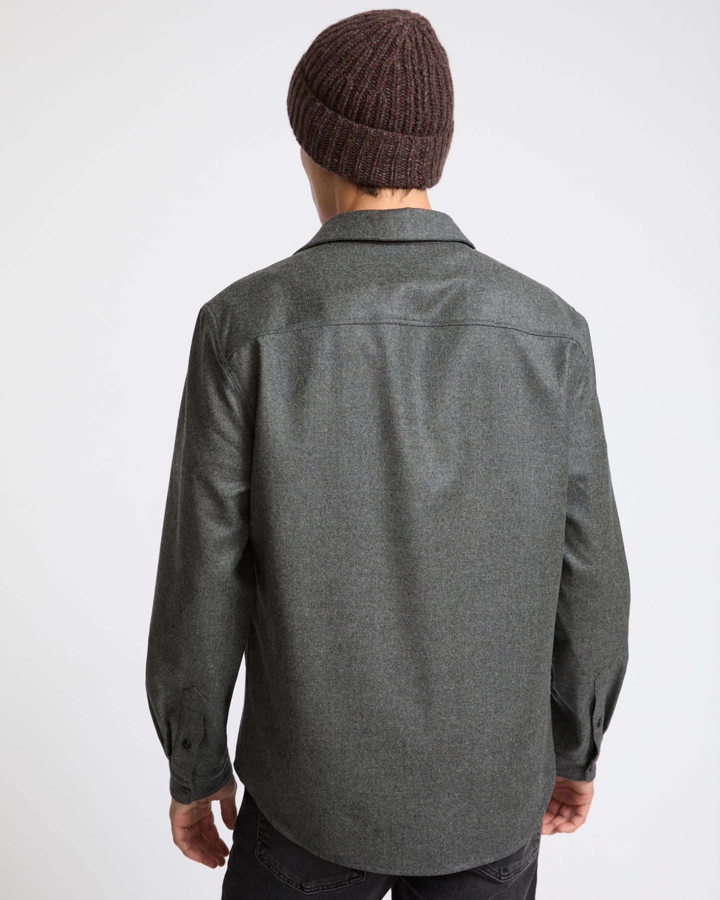 Surchemise en flanelle de lainage cachemire Loro Piana- Yves Salomon - Nouvelle collection Automne Hiver