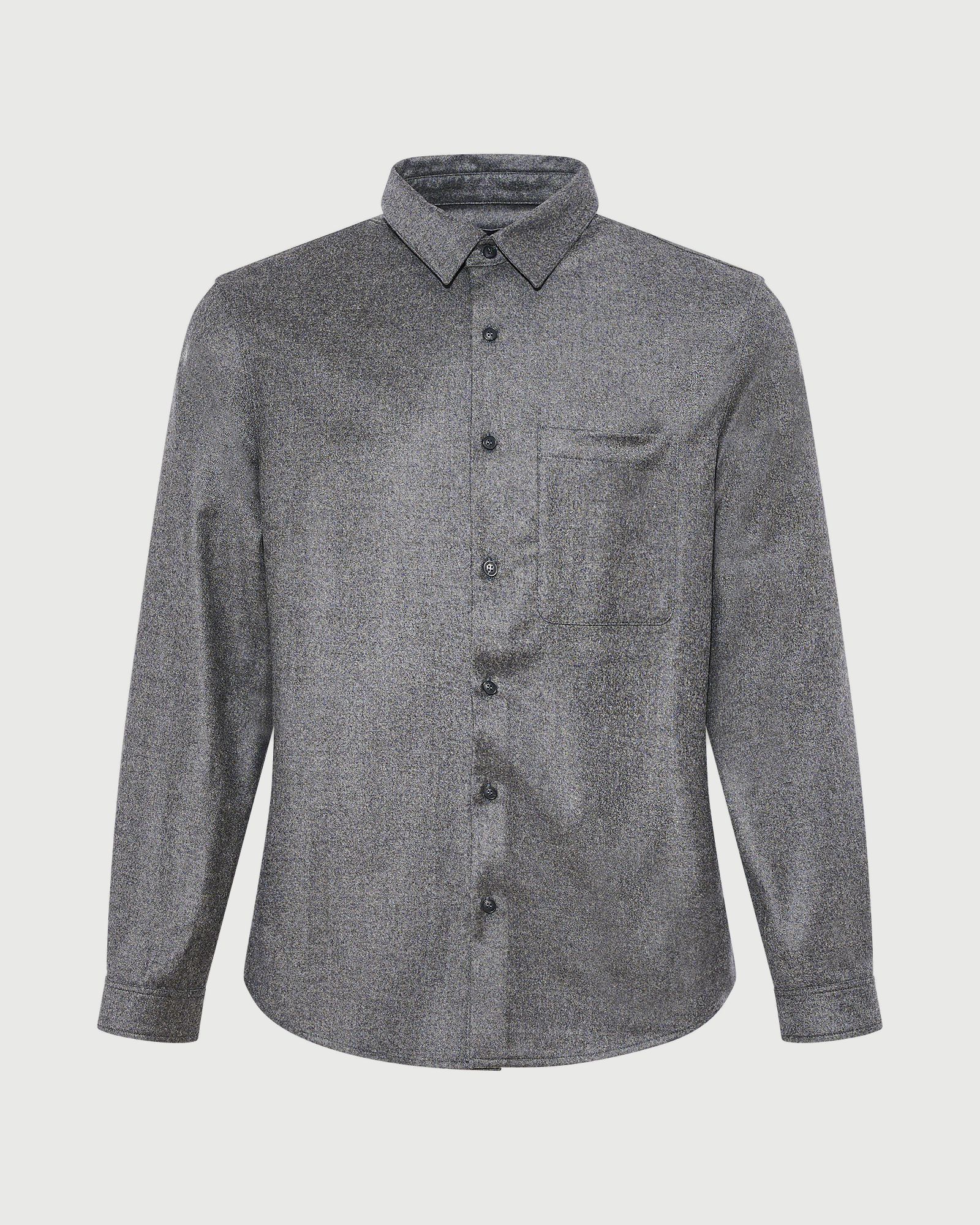 Surchemise en flanelle de lainage cachemire Loro Piana- Yves Salomon - Nouvelle collection Automne Hiver