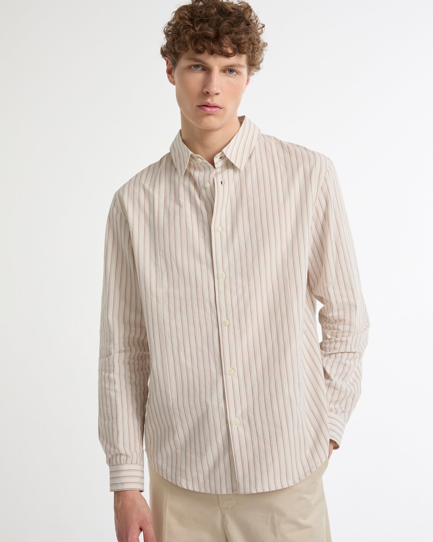 Chemise en popeline de coton -Yves salomon - Nouvelle collection Printemps Été