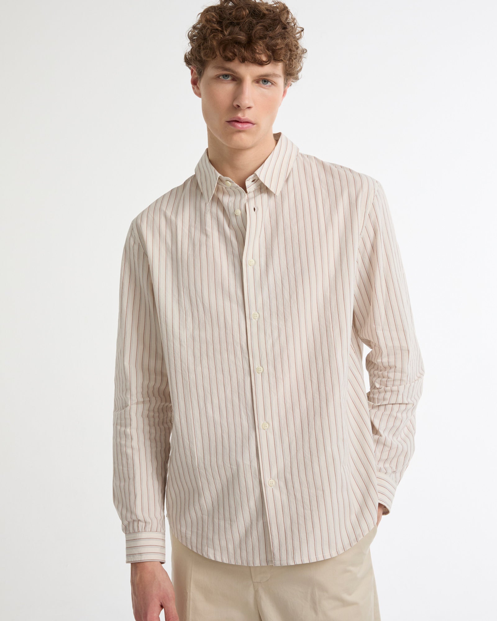 Soldes Chemise en popeline de coton -Yves salomon - Nouvelle collection Printemps Été