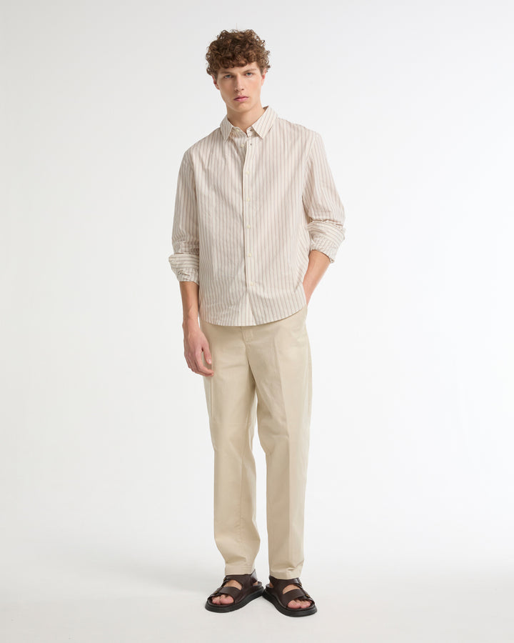 Chemise en popeline de coton -Yves salomon - Nouvelle collection Printemps Été
