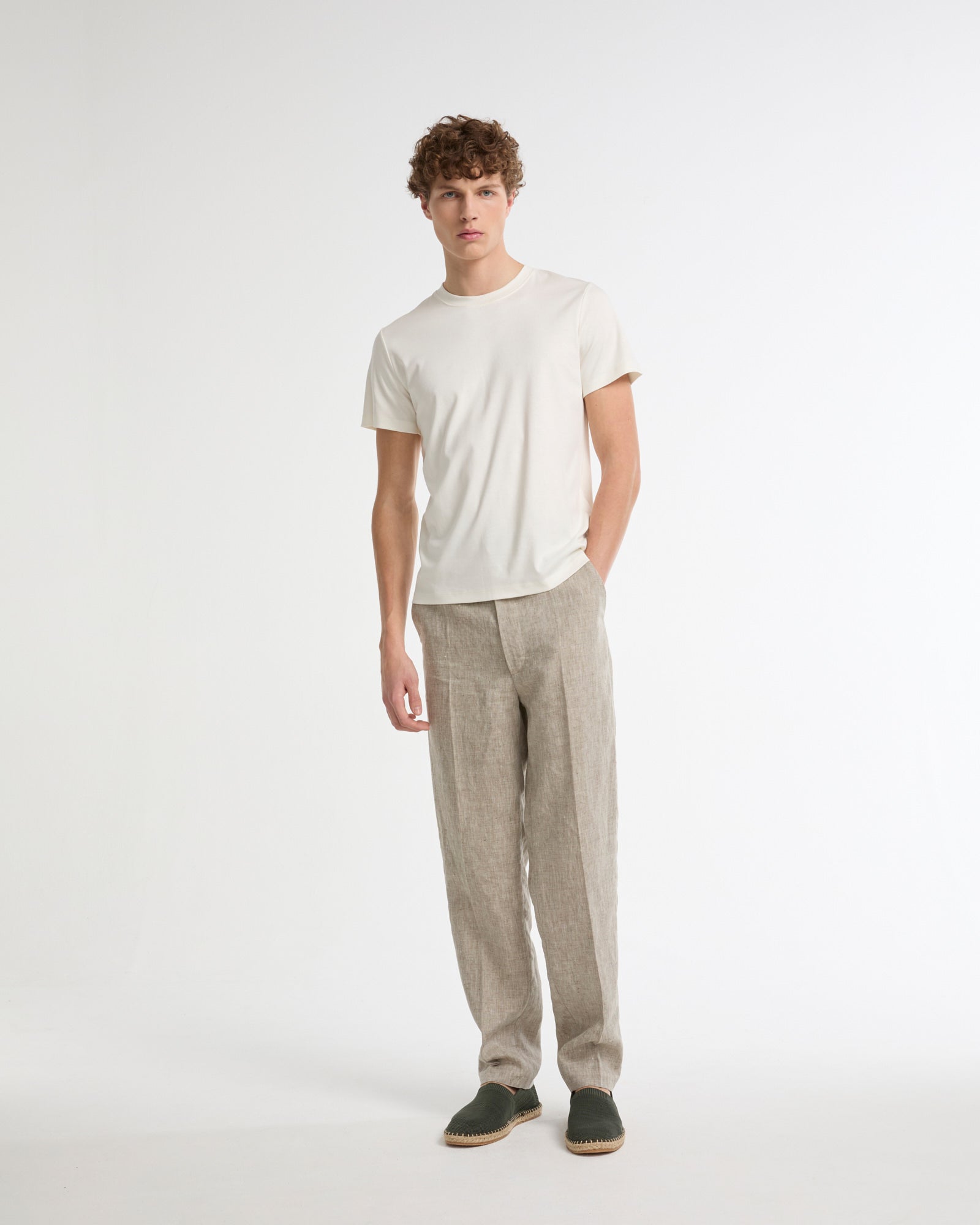 T-shirt en interlock coton et soie -Yves salomon - Nouvelle collection Printemps Été