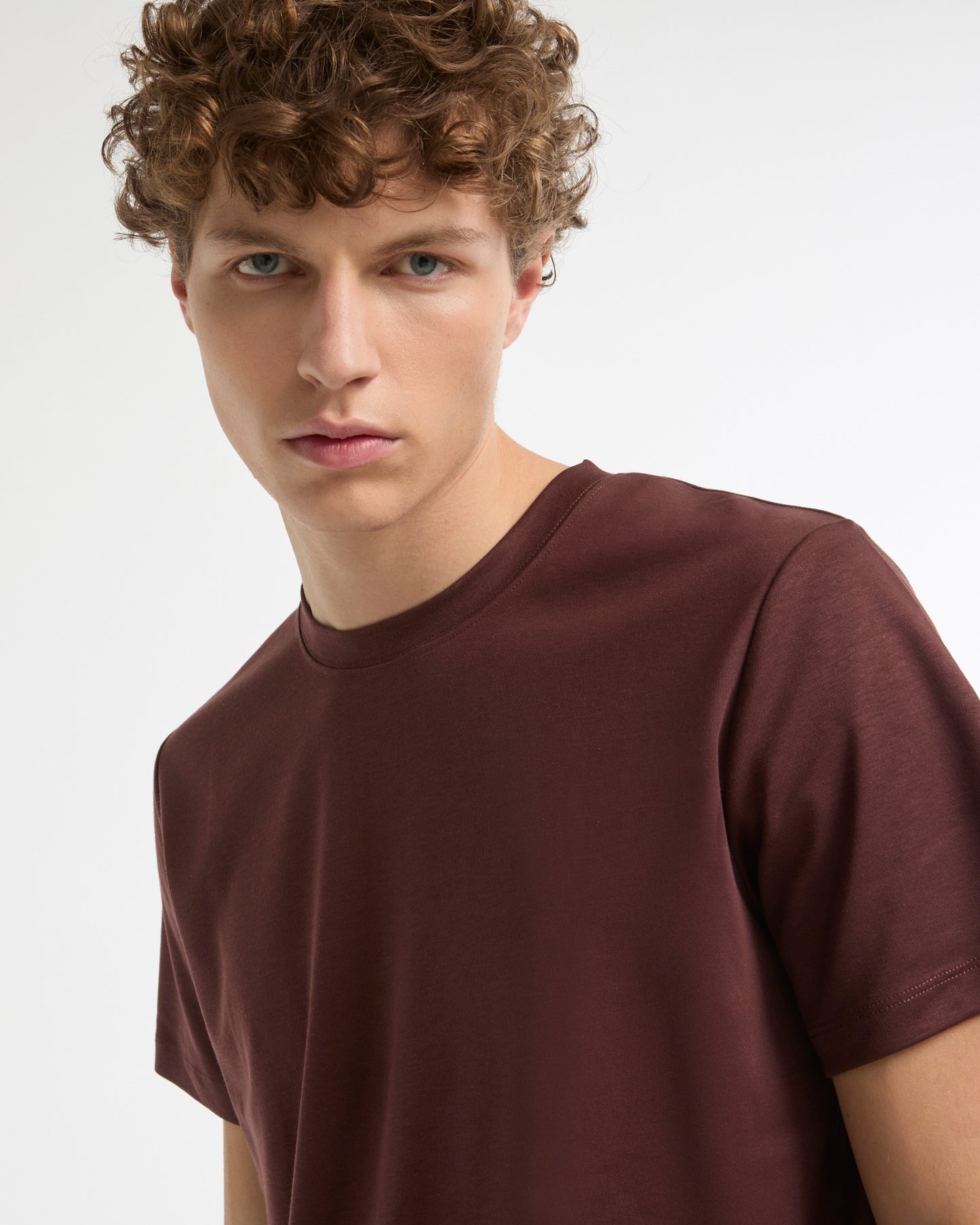 T-shirt en interlock coton et soie -Yves salomon - Nouvelle collection Printemps Été