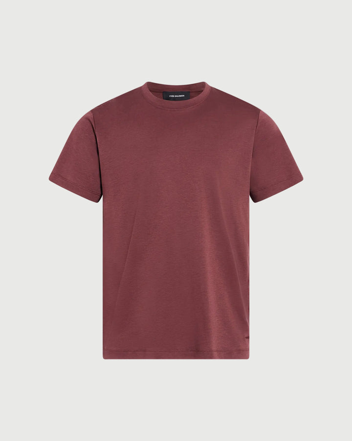 Cotton-silk interlock T-shirt