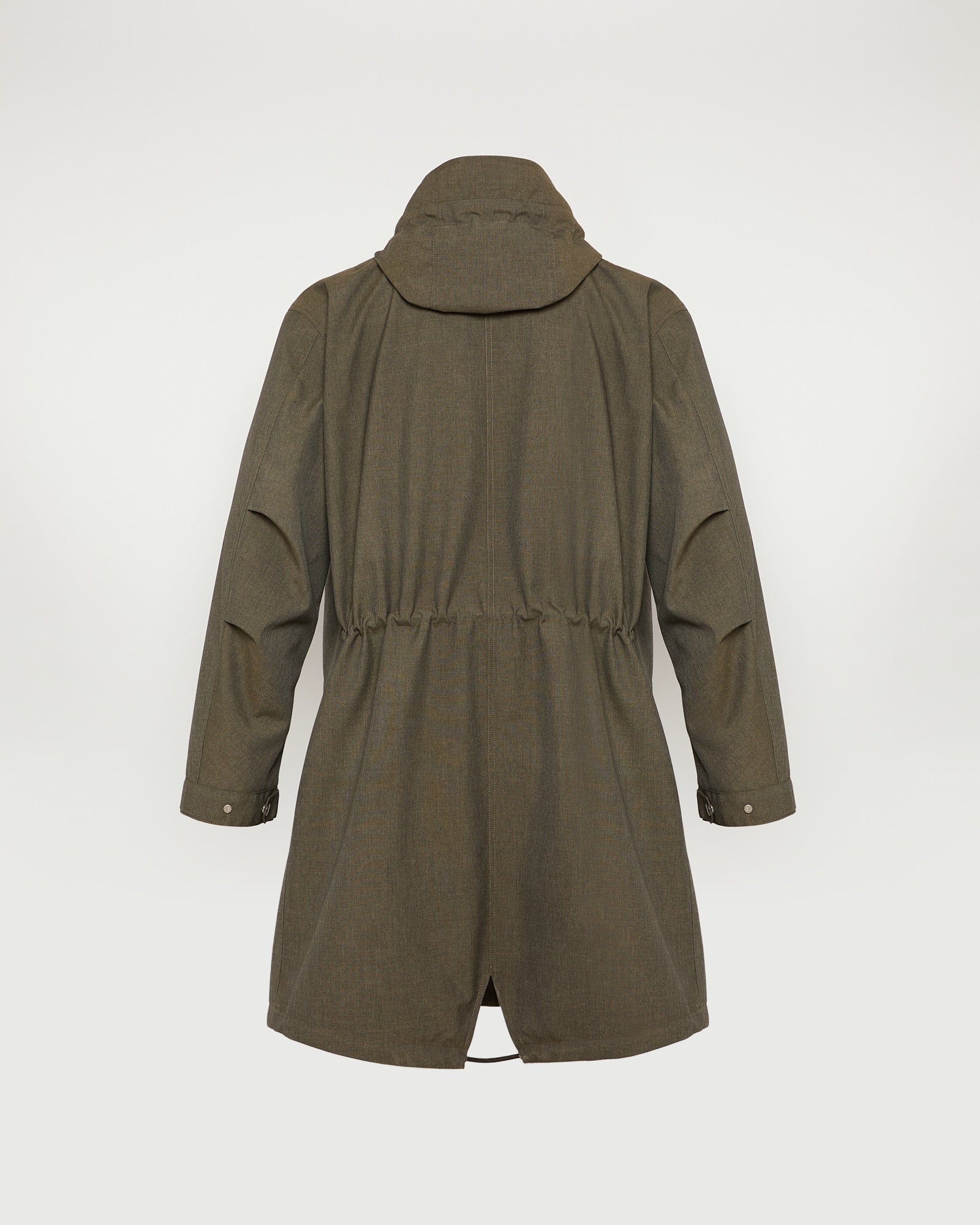Parka en tissu technique aspect laine froide -Yves salomon - Nouvelle collection Printemps Été