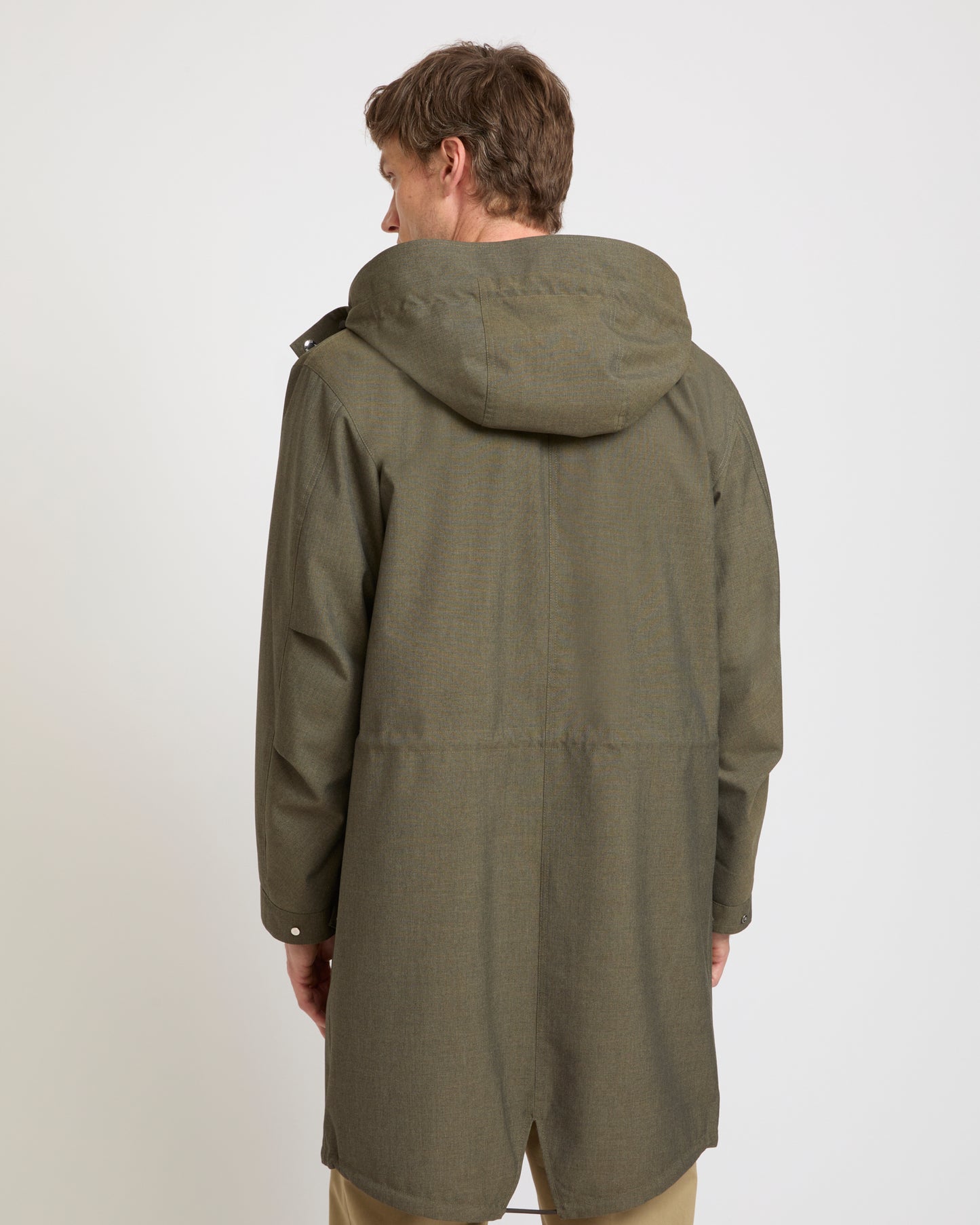 Parka en tissu technique aspect laine froide -Yves salomon - Nouvelle collection Printemps Été