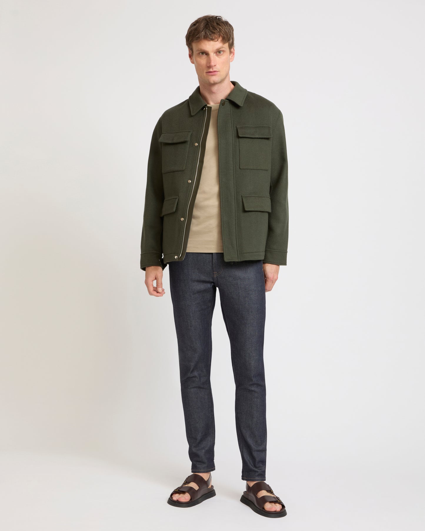 Veste en lainage cachemire double face -Yves salomon - Nouvelle collection Printemps Été