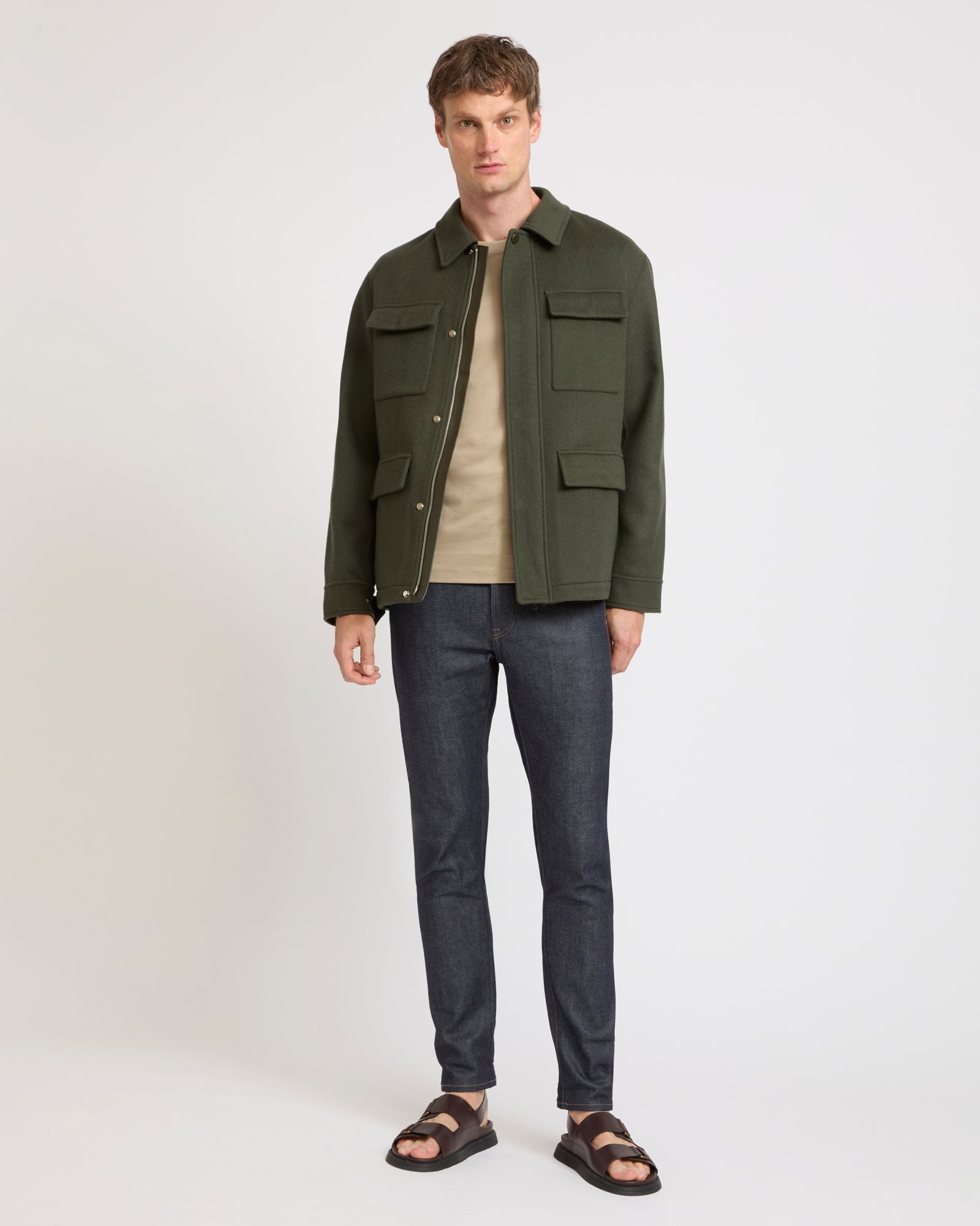 Veste en lainage cachemire double face -Yves salomon - Nouvelle collection Printemps Été