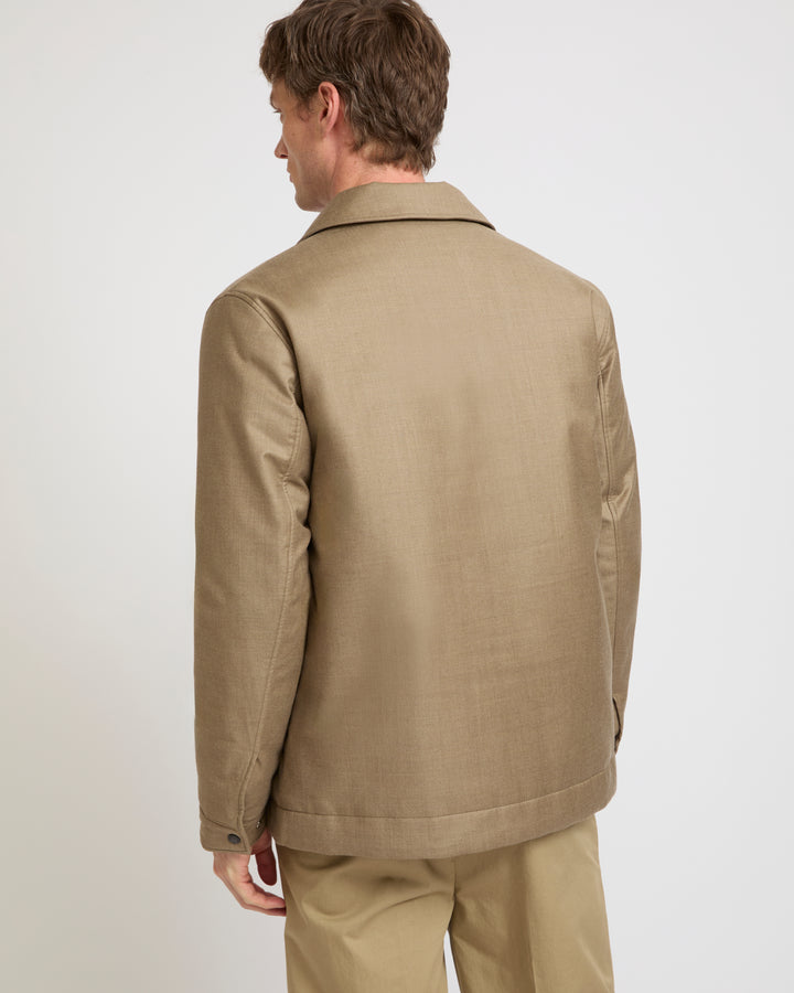 Surchemise en tissu Loro Piana -Yves salomon - Nouvelle collection Printemps Été