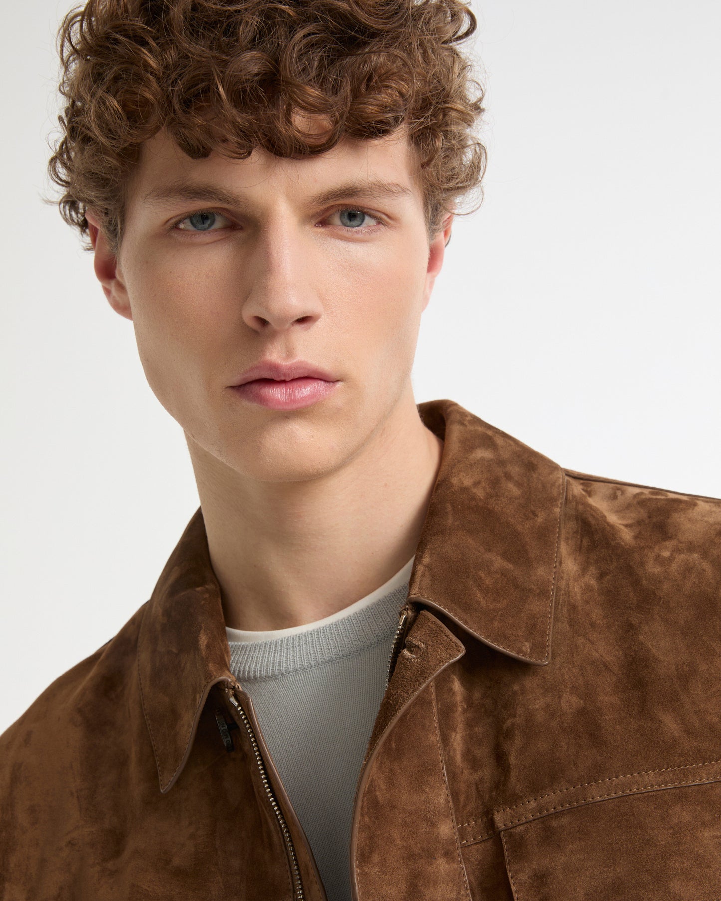 Saharienne en cuir de veau finition suède -Yves salomon - Nouvelle collection Printemps Été