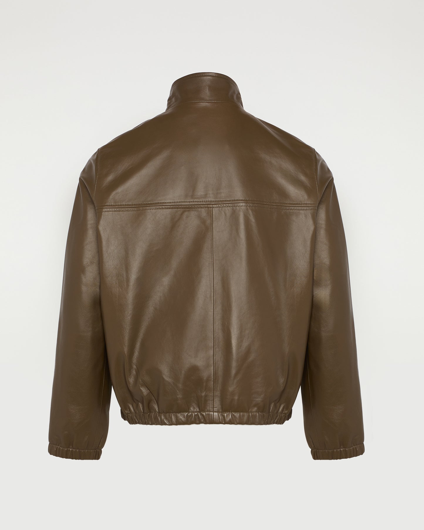 Blouson zippé en cuir d'agneau -Yves salomon - Nouvelle collection Printemps Été