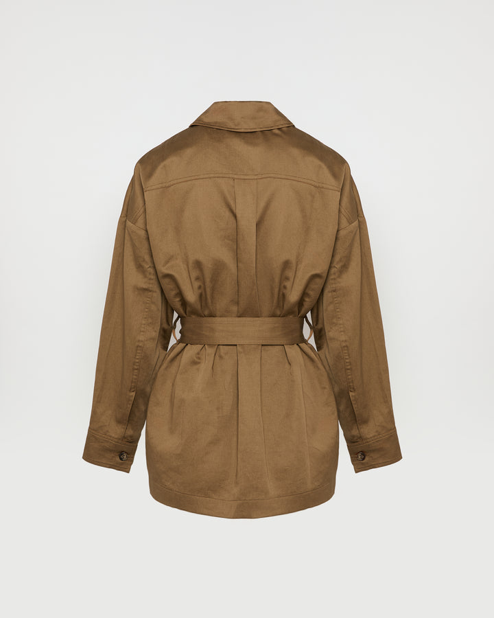 Veste saharienne en lin