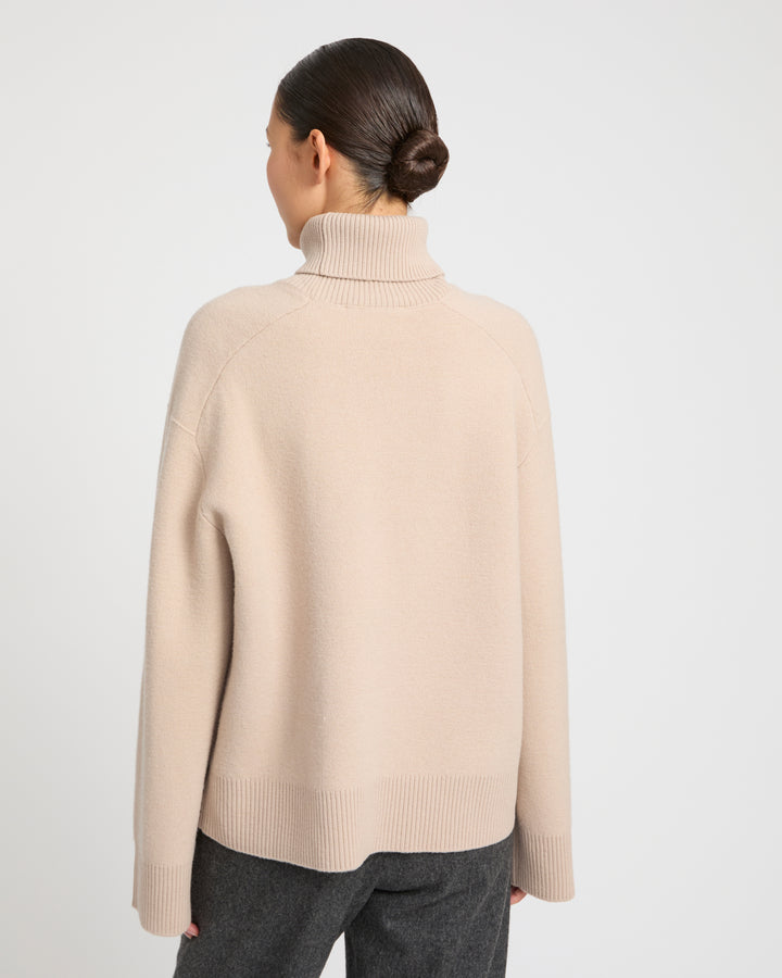 Polo-neck sweater