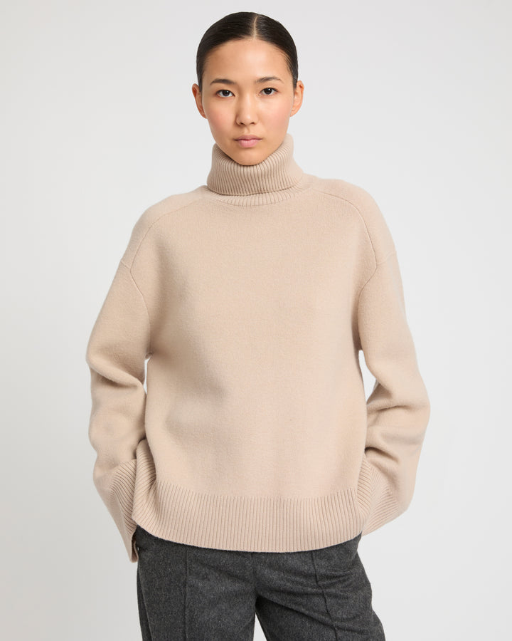 Polo-neck sweater