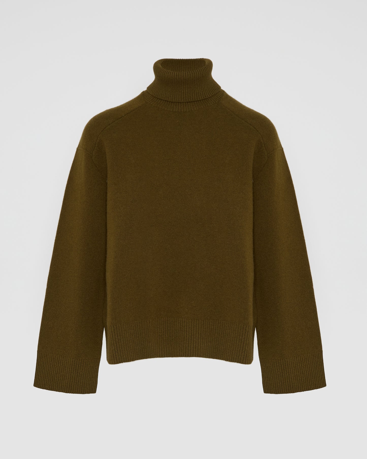 Pull en maille à col roulé