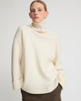 Knitted turtleneck sweater