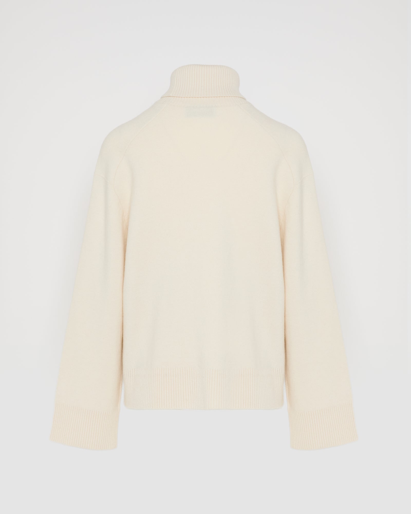 Pull en maille à col roulé -Yves Salomon