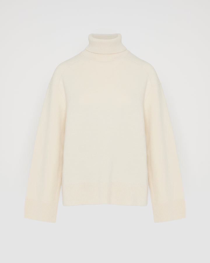 Knitted turtleneck sweater