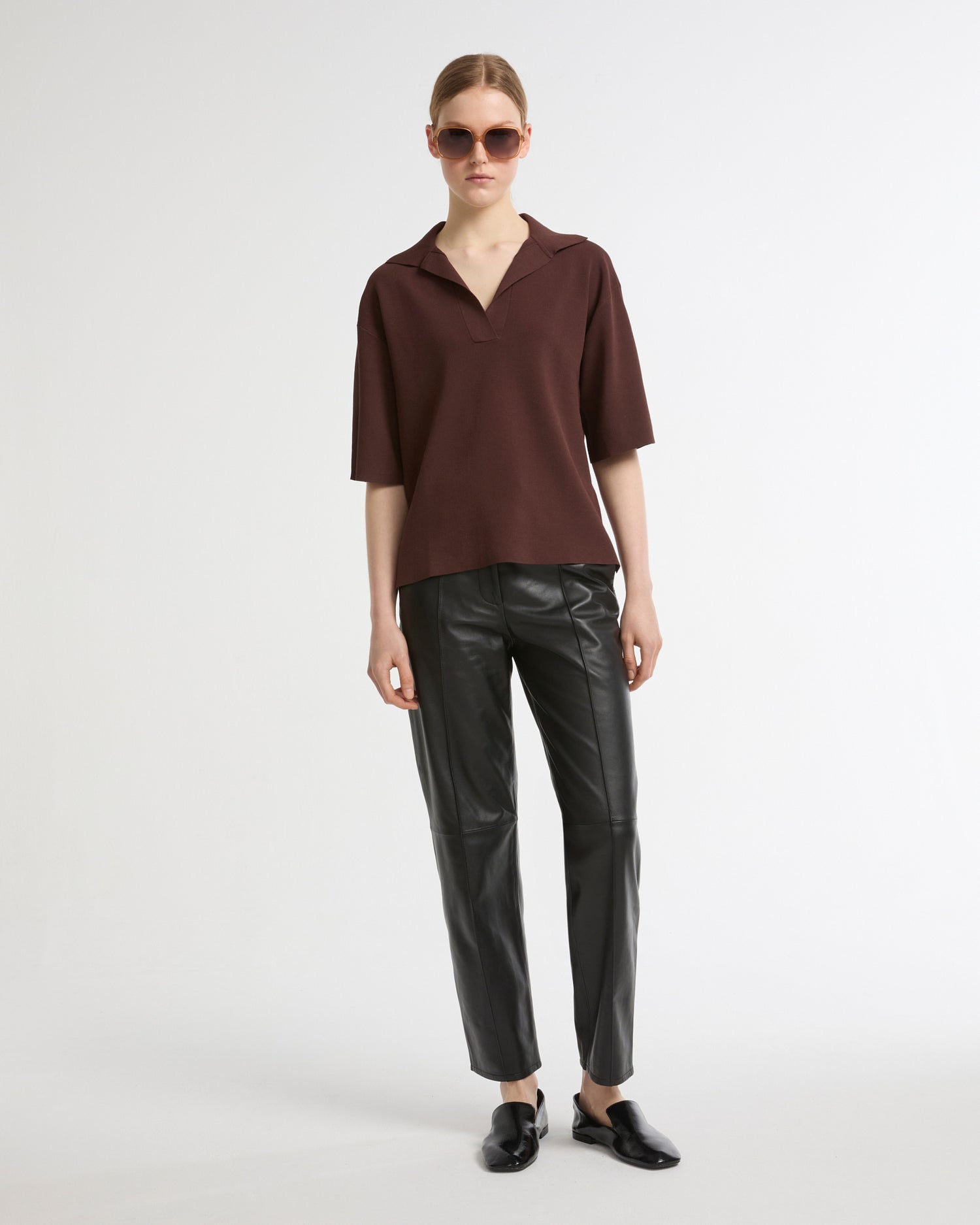 Polo en maille -Yves salomon - Nouvelle collection Printemps Été